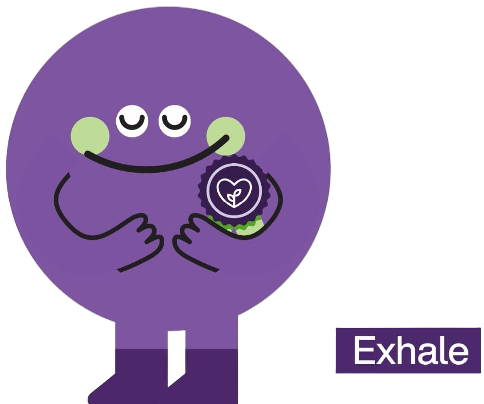 Wellbee exhaling